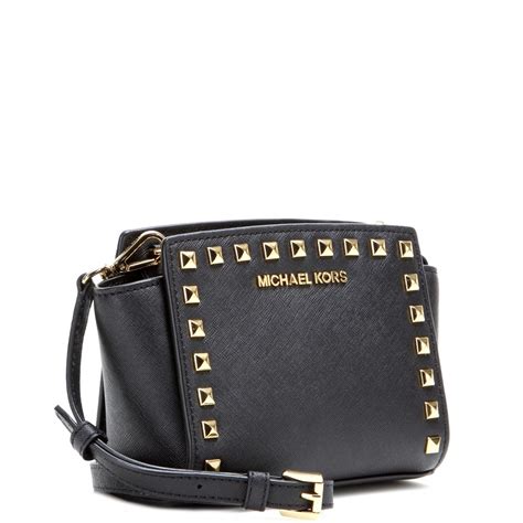 michael kors selma studded mini messenger|michael michael kors selma mini messenger .